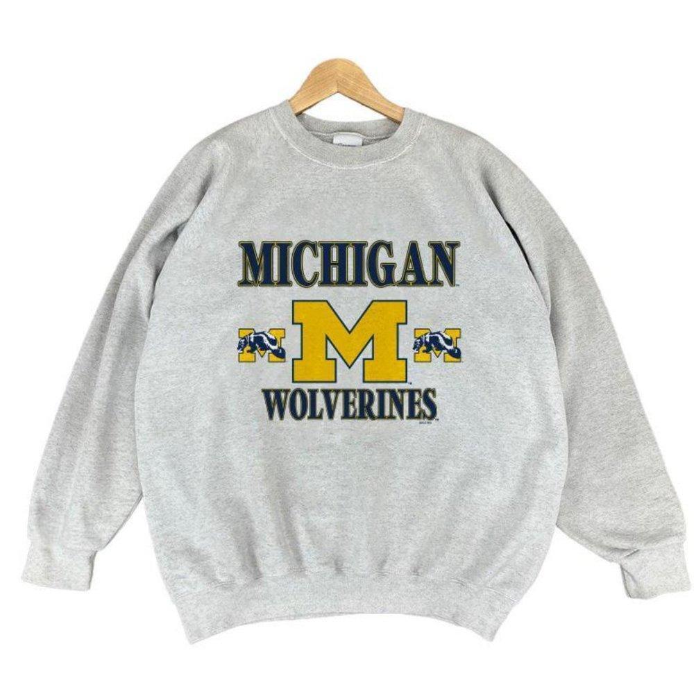 Michigan Wolverines USA Made Football 1997 Retro Crewneck Sweatshirt